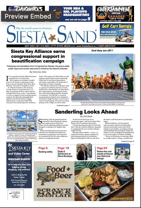 Siesta Sand - May 2025